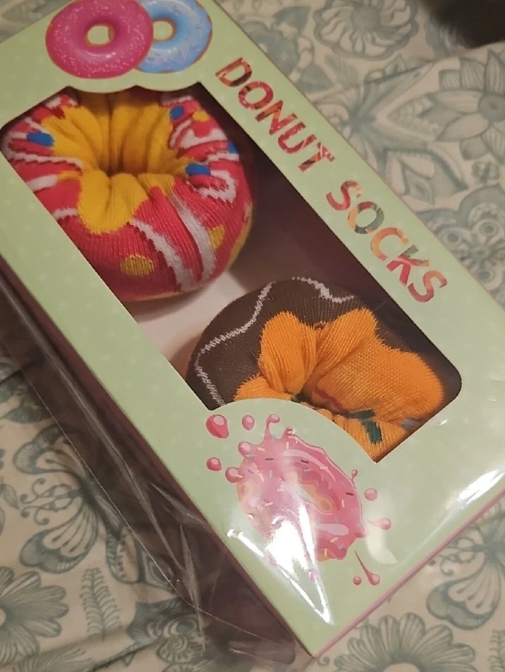 donut socks fun donut